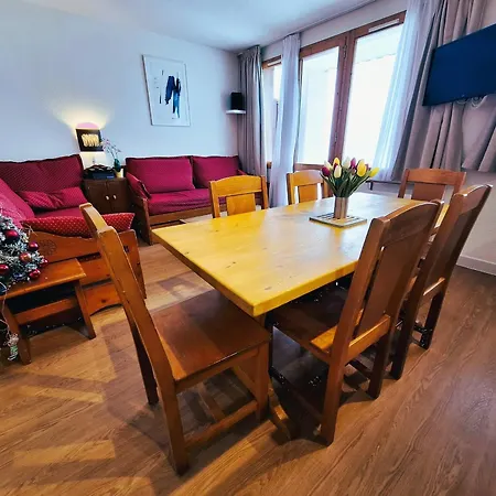 T3 Avec Terrasse, Pres Des Pistes, Pour 6 Personnes A
